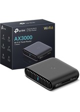 TP-LINK AX3000 Wi-Fi 6 Dual-Band Travel Router TL-WR3002X USB-C Black picture