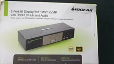 NEW IOGEAR GCS1932M 2-Port 4K DisplayPort KVMP Switch w/ Cables picture