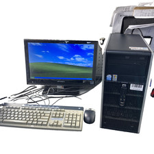 HP Compaq Retro Gaming PC 1.8GHz 2GB RAM 80GB Windows XP + Keyboard Mouse picture