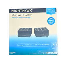 NETGEAR Nighthawk Advanced Whole Home Mesh WiFi 6 System (MK72) AX3000 Router picture