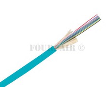 Indoor/Outdoor 12-Strand Multimode OM3 Plenum Fiber Optic Cable 1000ft picture