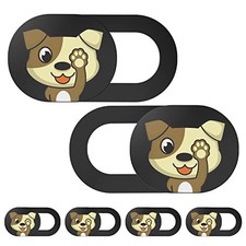 Laptop Camera Cover Slide Cute-6PCS,Ultra-Thin Webcam Cover Compatible with Dog picture
