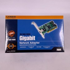 Linksys Gigabit Ethernet PCI Adapter Card 10/100/1000 EG1032 New Sealed Priority picture