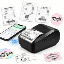 2-Inch Thermal Label Printer, Wireless Inkless Printer picture