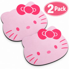 2Pack Cartoon Mouse Pad Cute Silicone Soft Gaming Mouse Pad for Home Office Pink picture