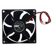 8025 DC Fans 3.7V 5V 9V-24V Brushless 2-Pin Silent Cooling Cooler Fan 80x80x25mm picture