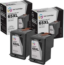 LD Products Replacement for HP 65XL N9K04AN High Yield Black Ink 2-Pack picture