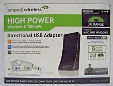 Amped Wireless High Power Wireless-N 500mW Directional USB Adapter (UA1000)  picture