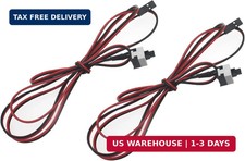 2 Pcs ATX PC Power Switch Cord 2 Pin SW Motherboard Reset Switch PC Desktop Powe picture