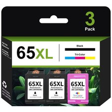 65 XL 65XL Generic Ink for HP ENVY 5052 5055 DeskJet 2622 2632 2652 3720 Printer picture
