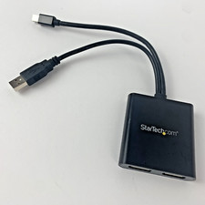 StarTech MSTDP122DP 2-Port Multi Monitor Adapter, DisplayPort 1.2 MST Hub, Dual picture