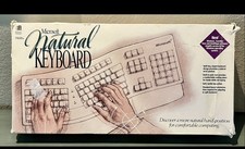Vintage Microsoft 1994 Ergonomic Natural Keyboard New Open Box Other Read picture
