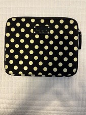 Kate Spade Black Polka Dot iPad Padded Case picture