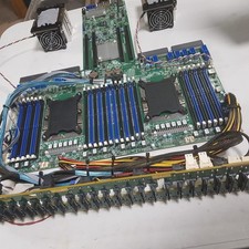 SuperMicro X11DPG-OT-CPU DUAL SOCKET LGA3647 + BPN-SAS3-216A-N4 +2 HEATSINKS picture