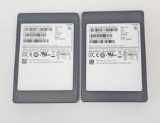 Lot of  2 Samsung MZ-ILS960N PM1633a 960GB SAS 12Gbps 2.5