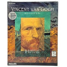 Vincent van Gogh Revisited PC CD-ROM (1995) Windows 95 Multimedia Software picture