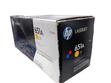 Genuine HP 651A Yellow CE342A Print Toner Cartridge  DD picture