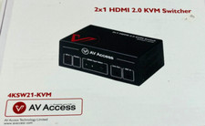 AV Access 2x1 HDMI 2.0 KVM Switcher 4KSW21-KVM picture