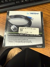 Trendnet Low Loss Reverse Sma To N-type Cable 2m Open Box picture