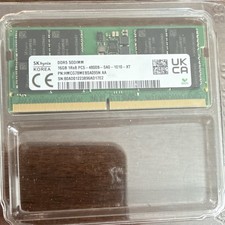 SK hynix DDR5 SODIMM 16GB PC5-4800 262 Pin SO-DIMM RAM HMCG78MEBSA095N picture