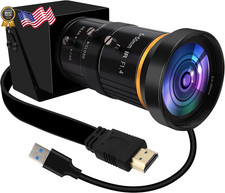 HDMI USB Camera 4K 30fps Webcam 10X Manual Zoom USB Webcam with 5-50mm CS Lens picture