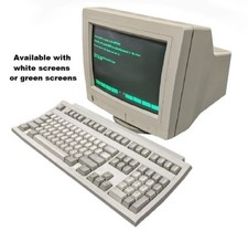VINTAGE HP 700/96 WORKING TERMINAL MONITOR HP C1064W RS232 Serial Good condition picture