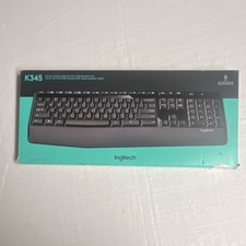 Logitech K345 Wireless Keyboard Full-Sized with Palm Rest, 2.4GHz picture