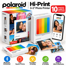 Polaroid Hi-Print 3x3 Photo Printer Includes 10 Sheets picture