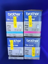 New Original Genuine Brother TN227 TN223 Toner HL3210 3230 BK C C M 4 Pack picture