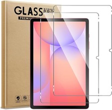 2 Pack Premium Tempered Glass Screen Protector for New Samsung Galaxy Tab Tablet picture