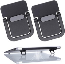 Portable Keyboard Riser 2 PCS Self Adhesive Invisible Mini Laptop Stand Feet picture
