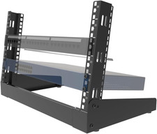 6U Desktop Network Rack 19 Inches Small Open Frame Rack 2 Post Free-Standing Tab picture