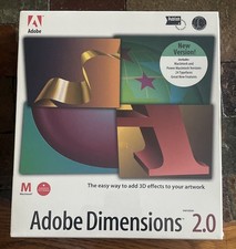 Adobe Dimensions Version 2.0, Macintosh Retail version *NEW/sealed picture