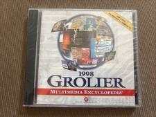 Grolier Encyclopedia 1998- CD-ROM Windows 95/Windows 3.1 Vintage New Sealed 🔥 picture