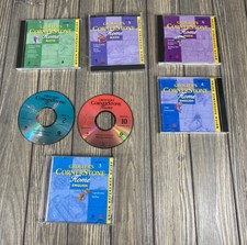 Vintage 1997 Groliers Cornerstone Home Lot of 7 Discs PC Computer Homeschool picture