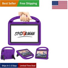 Kid-Proof Adjustable Stand Cover for 8'' Tablets - Lightweight Purple Design picture