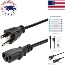 StarTech 6ft AC Power Cable,  Listed 125V 10A, Perfect for PCs and More picture