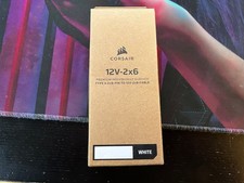 Corsair Elite Premium 2x 8-Pin to PCIe 12V-2x6 600W cable, Type 4, WHITE picture