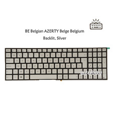 BE Belgian Laptop Keyboard For ASUS ZenBook Pro Ux501Vw N501Vw, Backlit, Silver picture