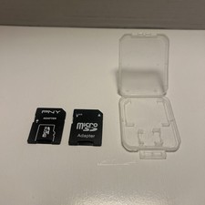Two PNY Micro SD microSD to SD SDHC SDXC Adapter Only For 4GB To  64GB W/ Case picture