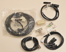 Telecom Test Cables Vintage 1990s POTS Ethernet Token Ring AMP 4ft 557877-2 picture