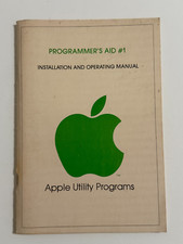 Apple Programmer's Aid #1 Utility Programs Manual - 1978 picture