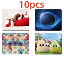 10Pcs Sublimation Blank White Mousepad for Heat Press Transfer DIY - 8.3