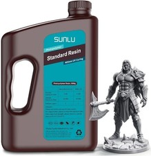 SUNLU 3kg Standard 3D Printer Resin Plus, Fast- Curing Photopolymer Resin #RF4 picture