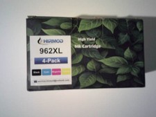HIRMOD 962XL High Yield Ink Cartridge 4-Pack Black Cyan Magenta Yellow Set picture