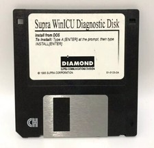 Vtg Diamond Multimedia Supra WinICU Diagnostic Disk DOS 95 Floppy Atari Software picture