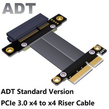 ADT PCI-E X4 Extension Cable Transfer Cable 4x Pcie3.0 Full Speed Stable Cable picture