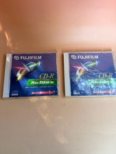 Fujifilm CD-R 74 Min 650MB Recordable Blank Media Jewel Case Lot of 2 picture