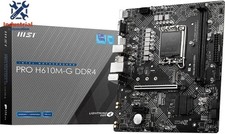 MSI Motherboard (12th/13th/14th Gen Intel LGA1700 DDR4 mATX PRO H610M-G DDR4 picture