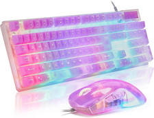 Wired LED Gaming Keyboad and Mouse Combo, 10 RGB Backlit Effects for PC picture